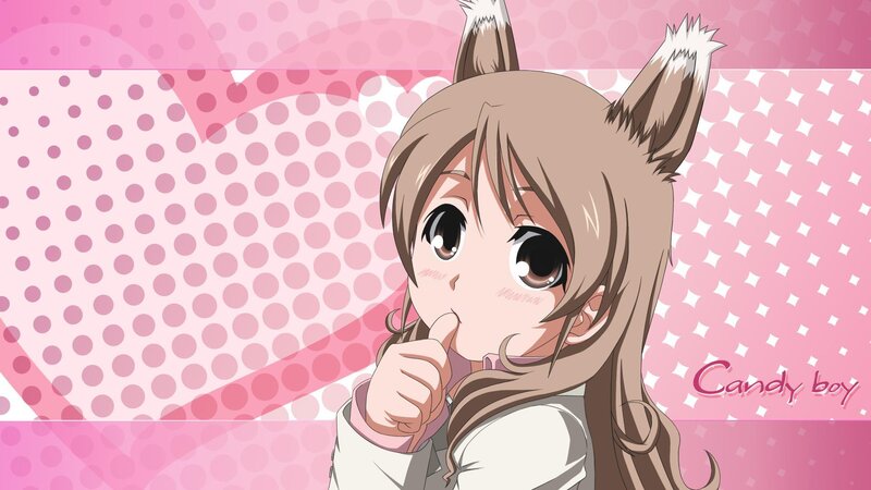 anime girl with fox ears
