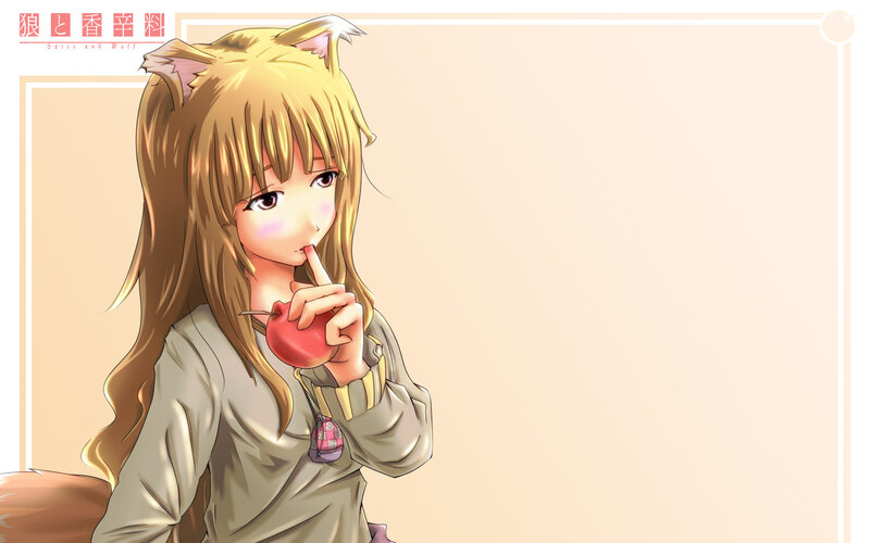 anime girl with fox ears