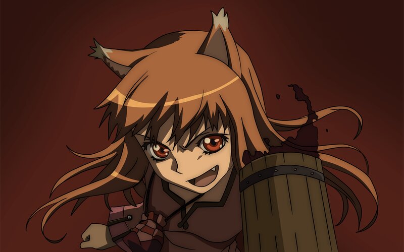Anime Girl with Fox Ears — Brown, Dramatic, Fox Ears