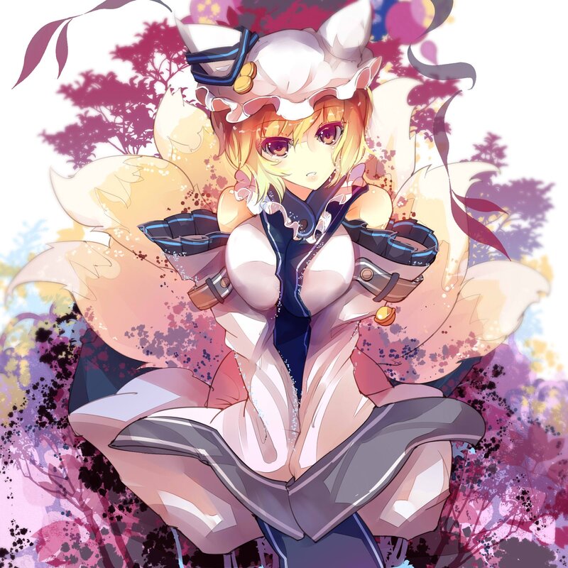 Anime Girl with Fox Ears — Pink, Calm, Spring