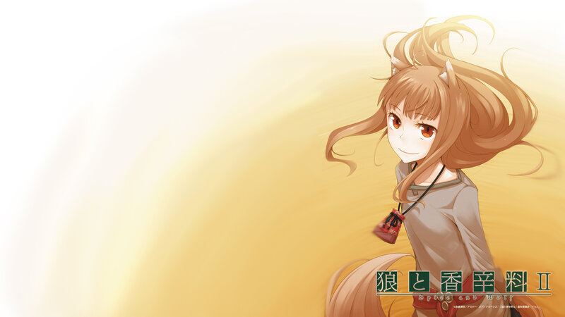 Anime Girl with Fox Ears — Yellow, Serene, Fox Ears