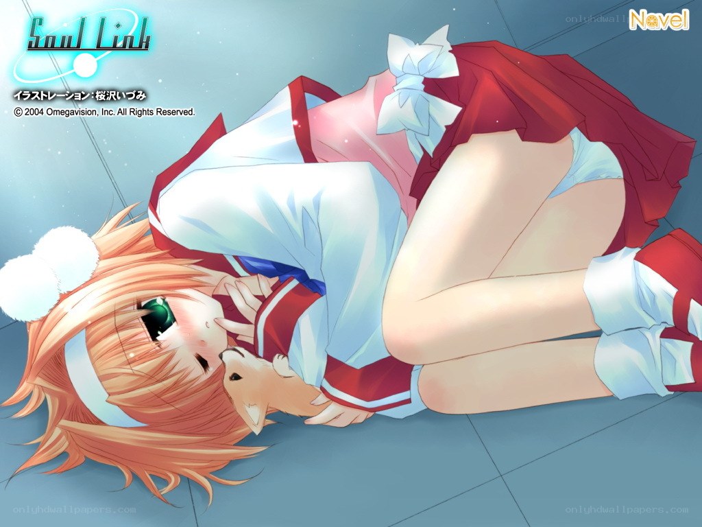 Anime girl with fox