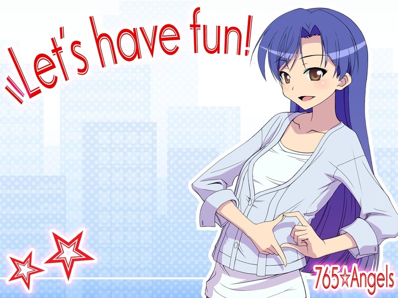 anime girl with fun text