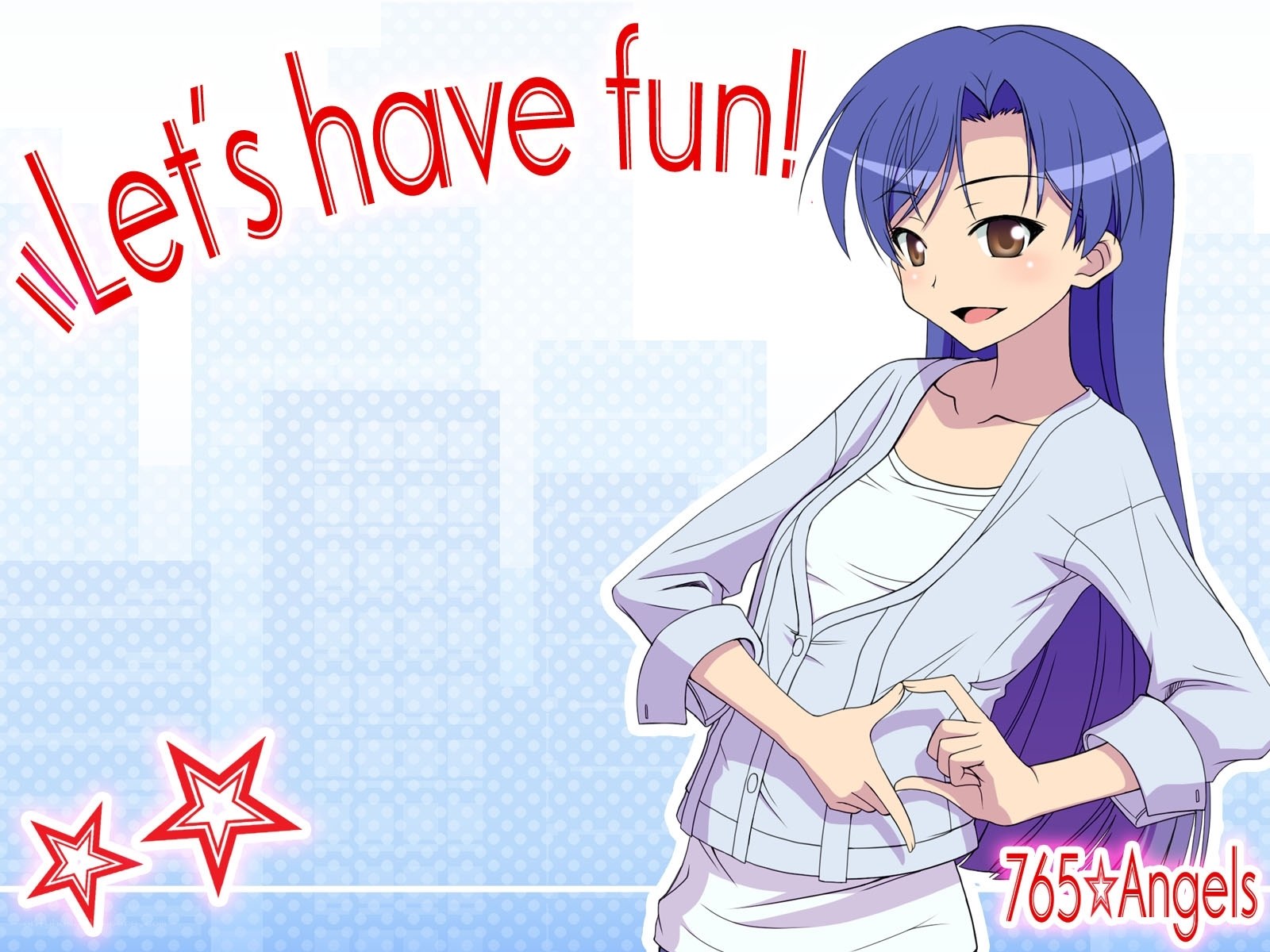 anime girl with fun text