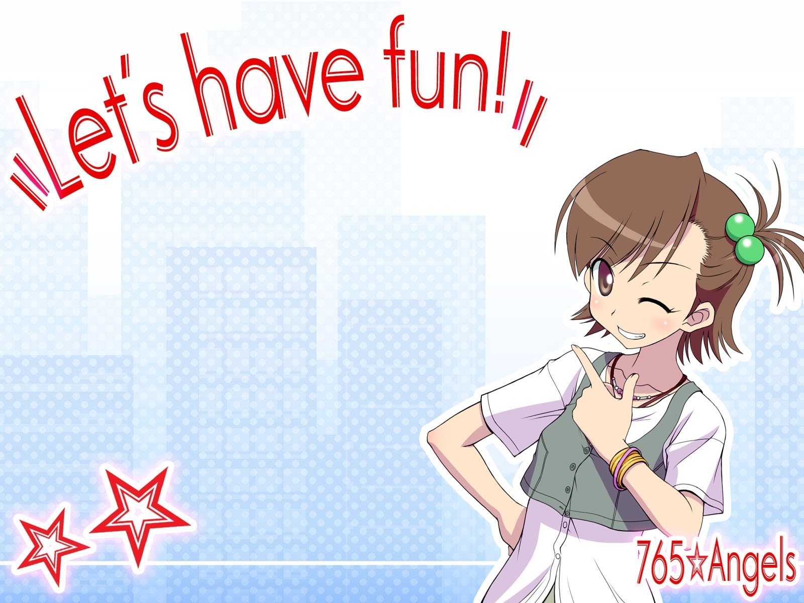 anime girl with fun text