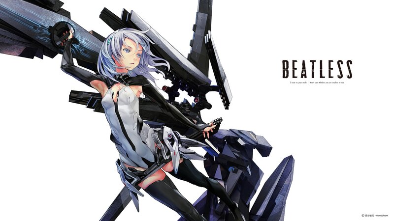 Anime girl with futuristic weapon