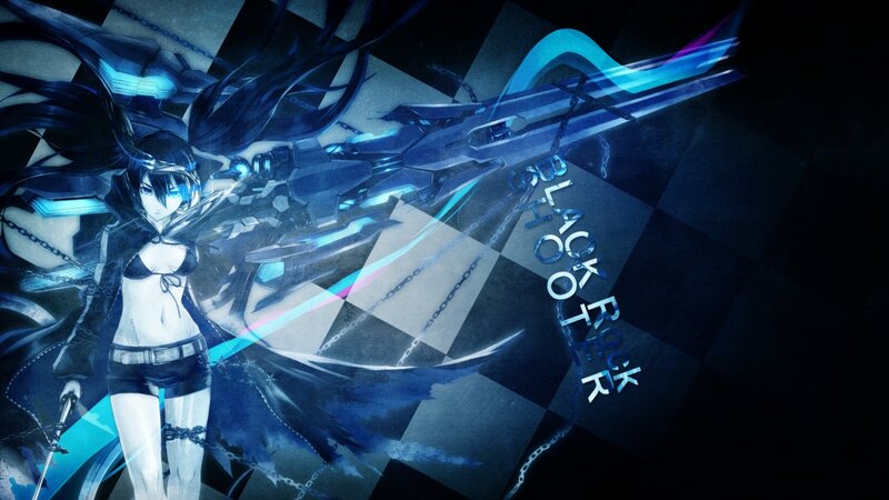 anime girl with futuristic weapon