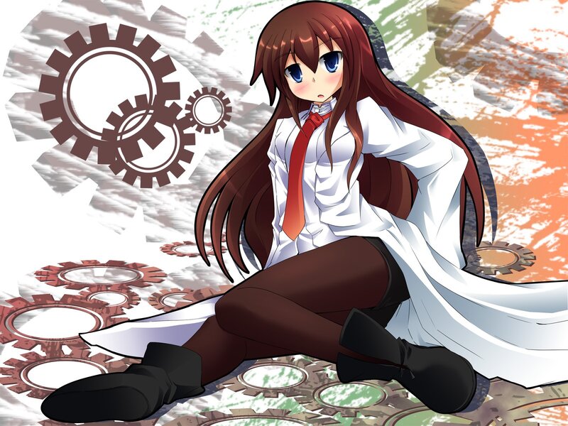 anime girl with gears