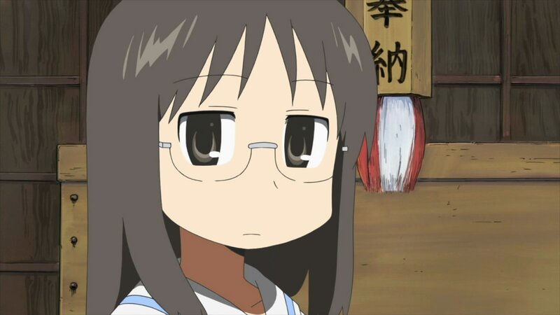 anime girl with glasses