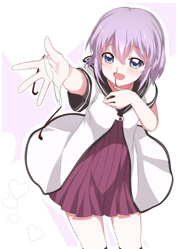anime girl with glasses