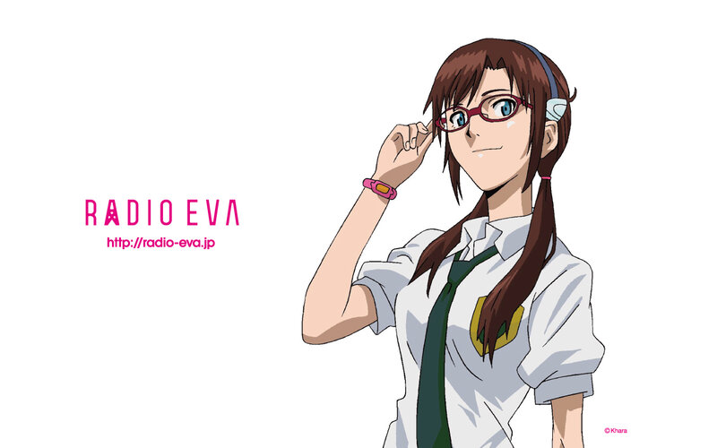 Anime girl with glasses