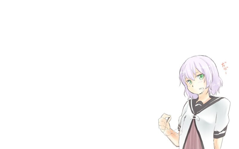 anime girl with glasses