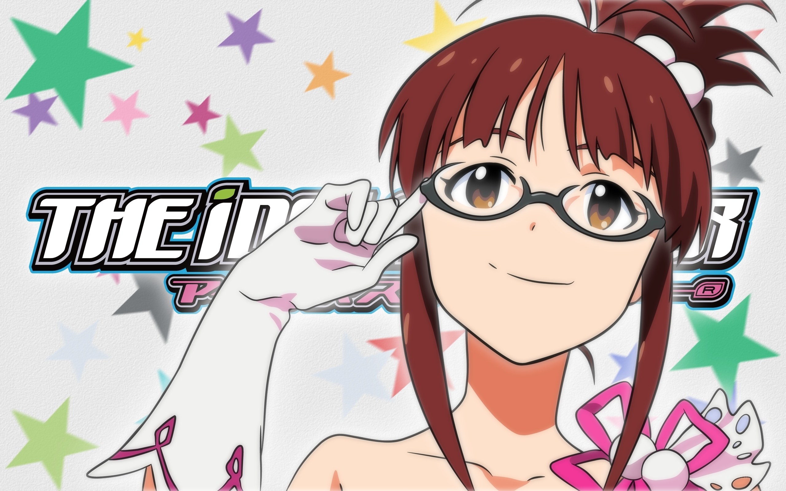 anime girl with glasses