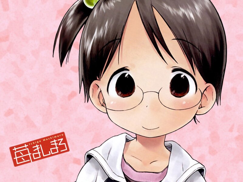 anime girl with glasses