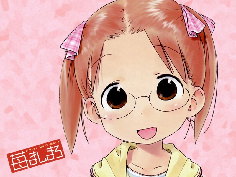 anime girl with glasses