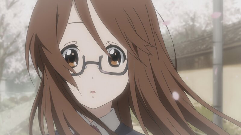Anime Girl with Glasses — Brown, Calm, Spring