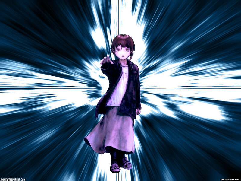 anime girl with glowing background