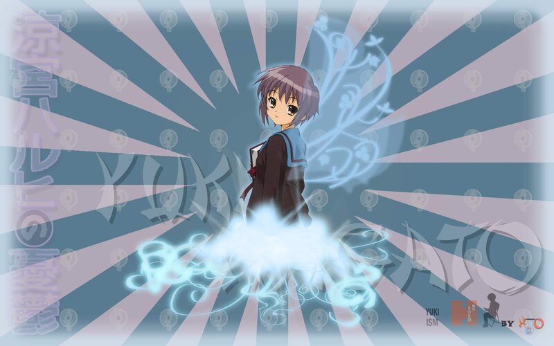 Anime Girl with Glowing Effect