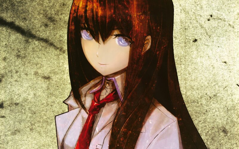 anime girl with glowing eyes