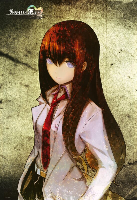 Anime girl with glowing eyes