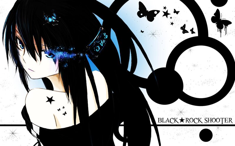 anime girl with glowing eyes