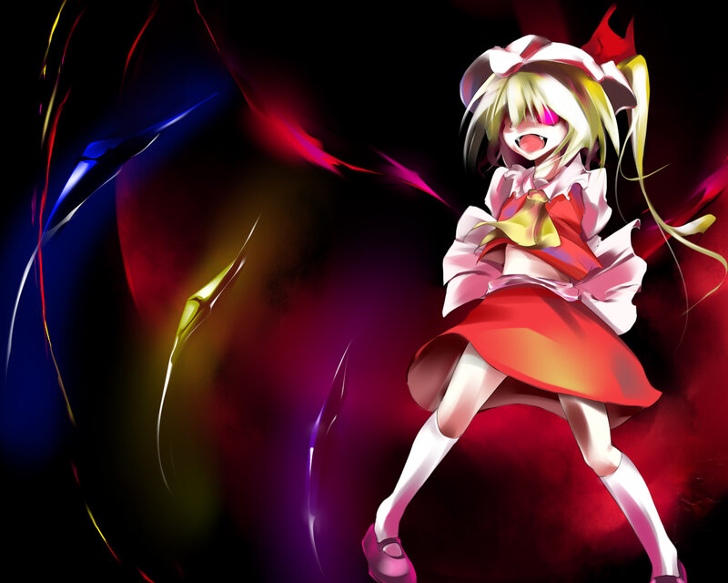 anime girl with glowing eyes