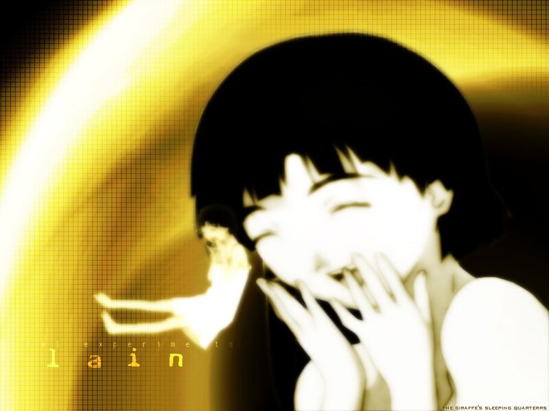 Anime girl with glowing hands
