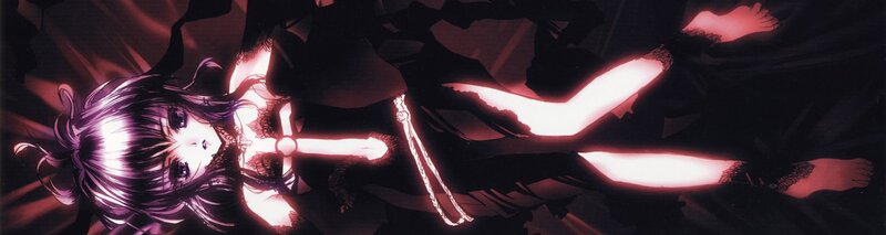 anime girl with glowing limbs