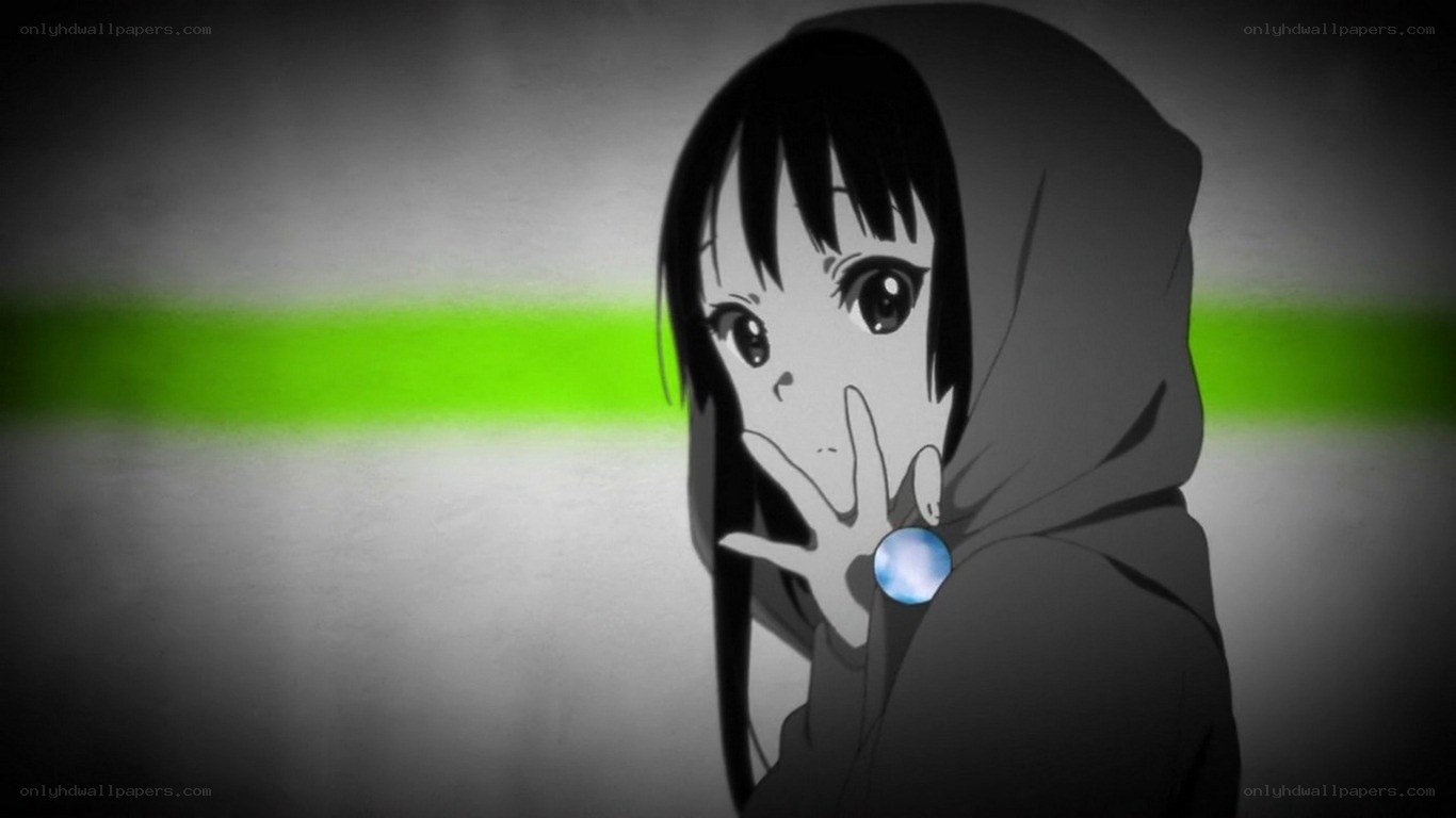 anime girl with glowing ring