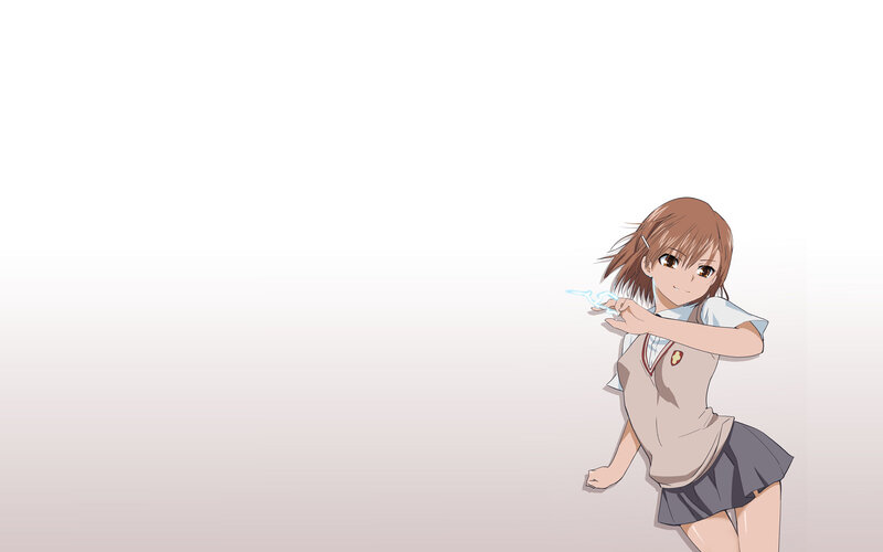anime girl with glowing sword