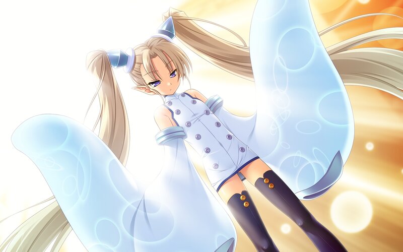 anime girl with glowing wings
