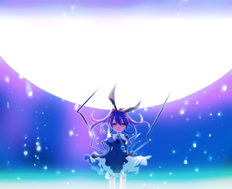 anime girl with glowing wings