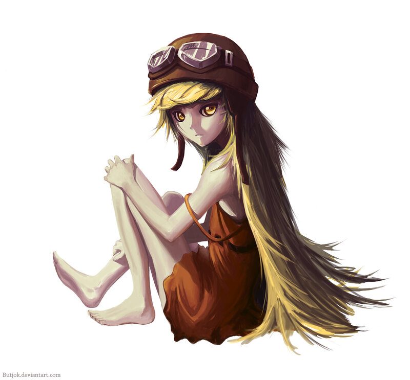 anime girl with goggles