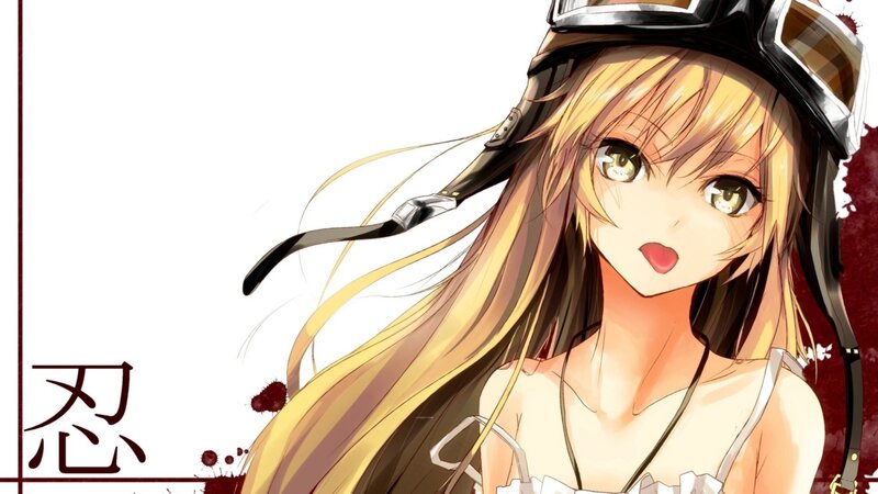 anime girl with goggles