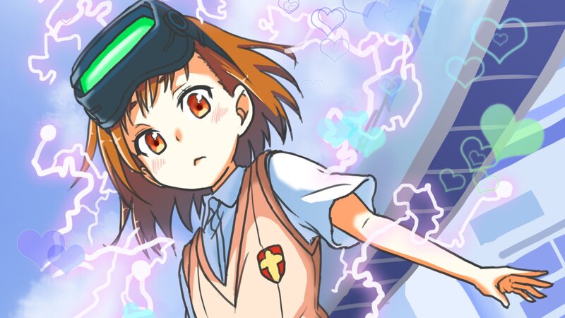 anime girl with goggles