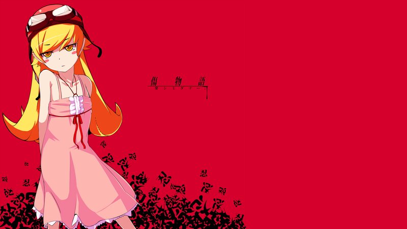 Anime Girl with Goggles — Red, Dramatic, Dress