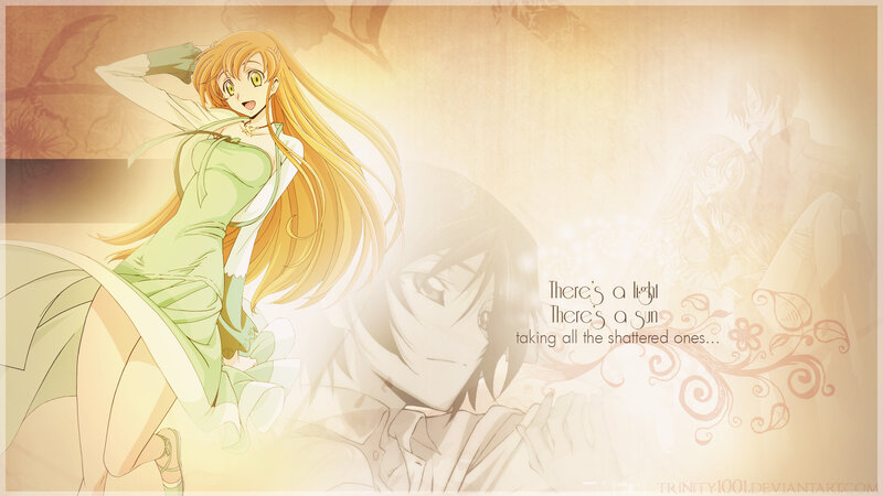 anime girl with golden hair