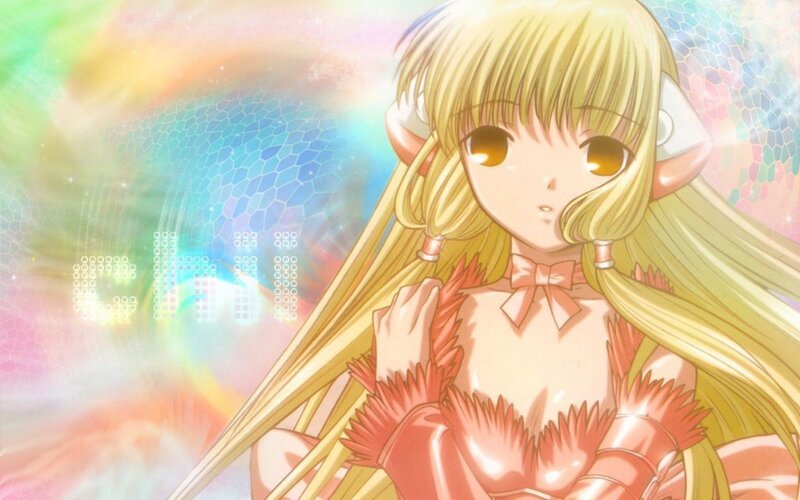 anime girl with golden hair