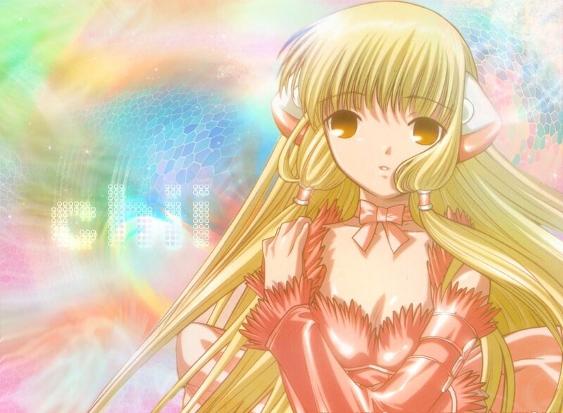 anime girl with golden hair