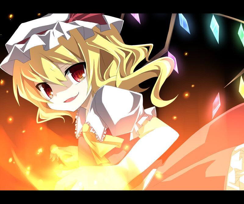 anime girl with golden hair