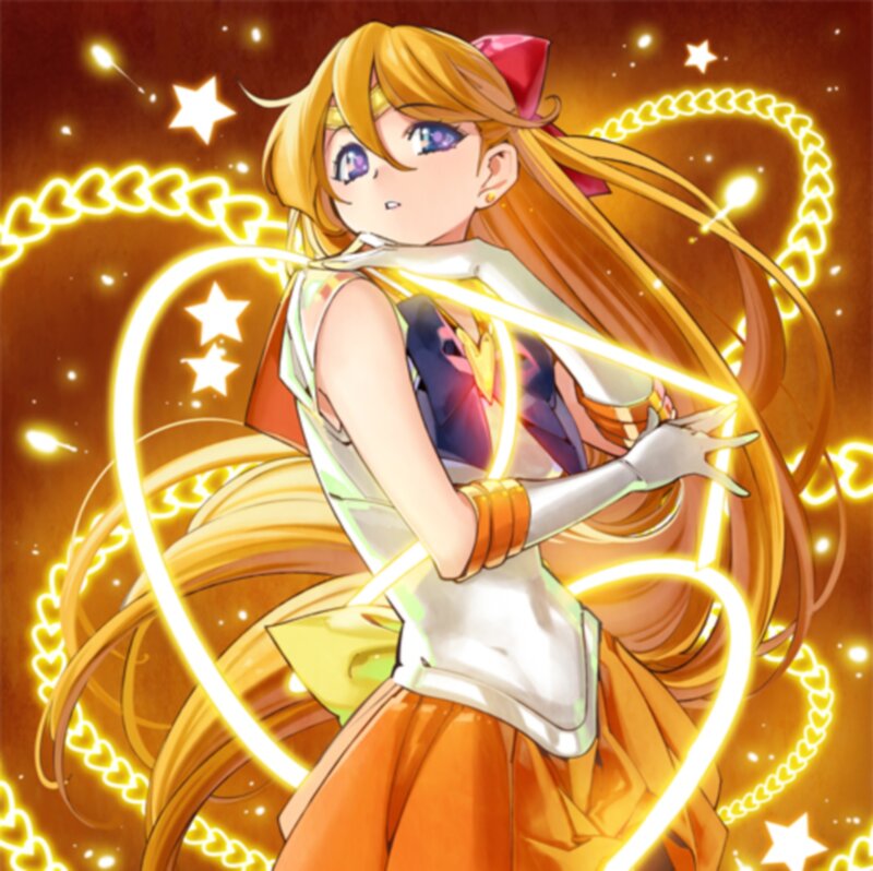 Anime Girl with Golden Hair — Gold