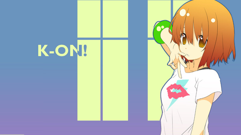 anime girl with green ball