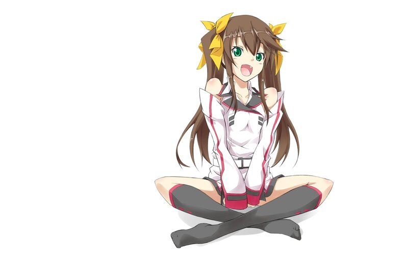 anime girl with green eyes