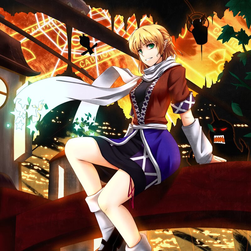 anime girl with green eyes