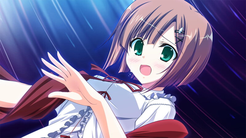 Anime Girl with Green Eyes — Blue, Dramatic, Green Eyes