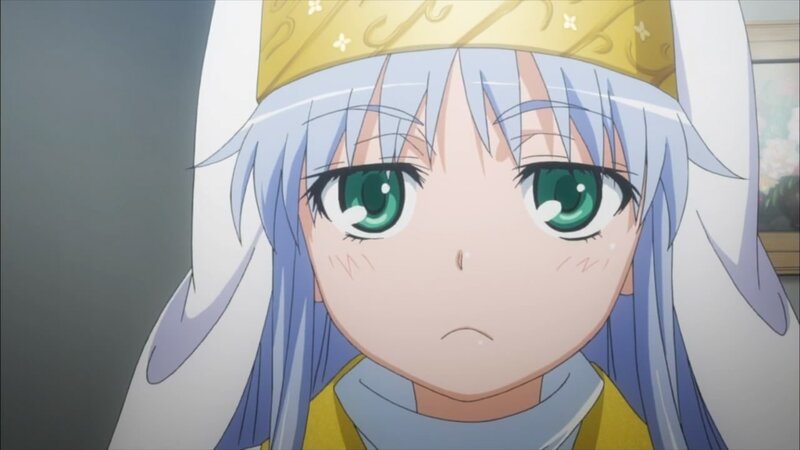 Anime Girl with Green Eyes — Blue, Neutral, Green Eyes, Yellow Hat