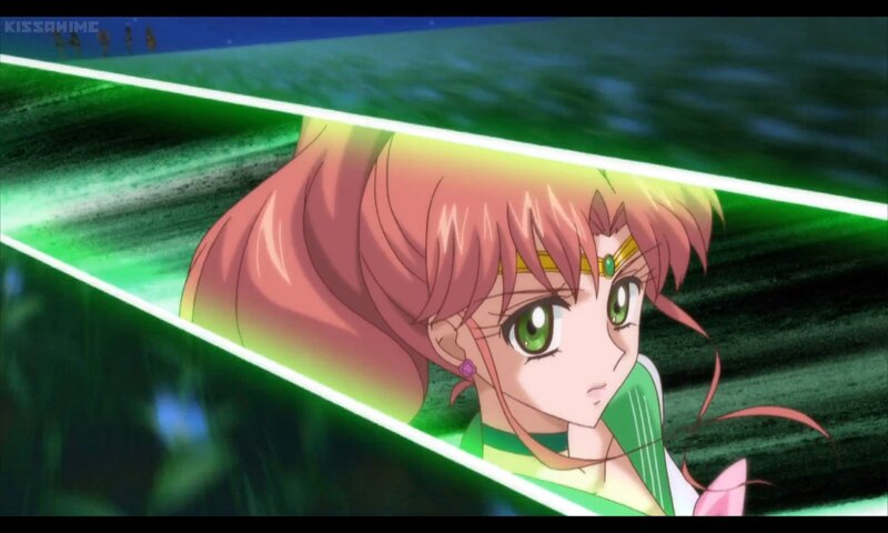 Anime Girl with Green Eyes — Dramatic, Night, Green Energy