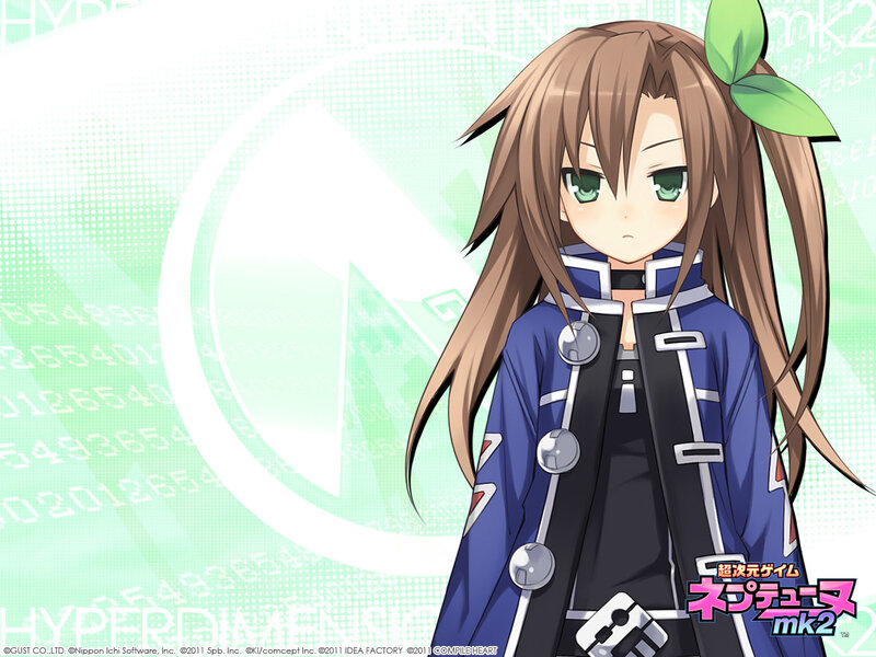 Anime Girl with Green Eyes — Neutral