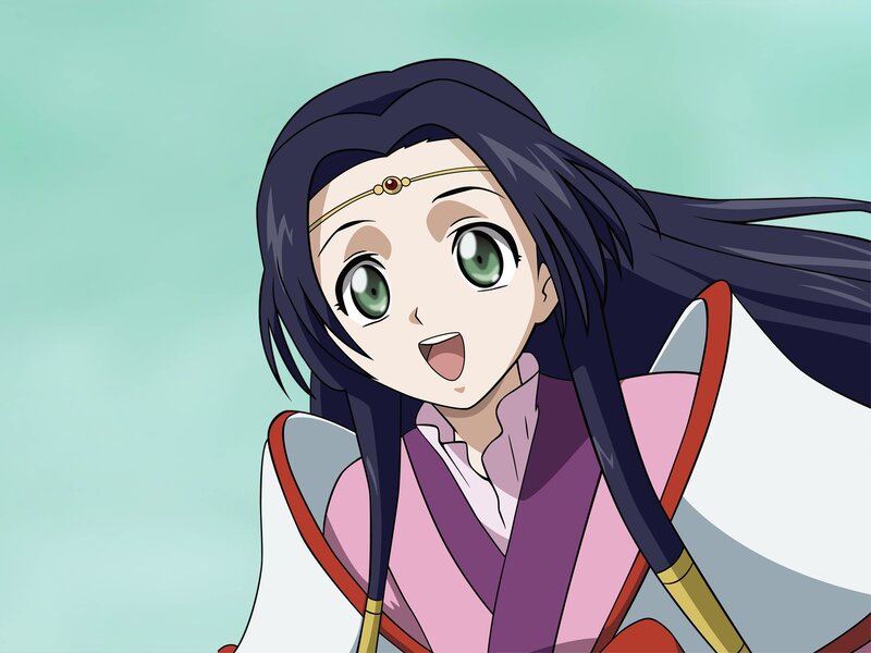 Anime Girl with Green Eyes — Surprised