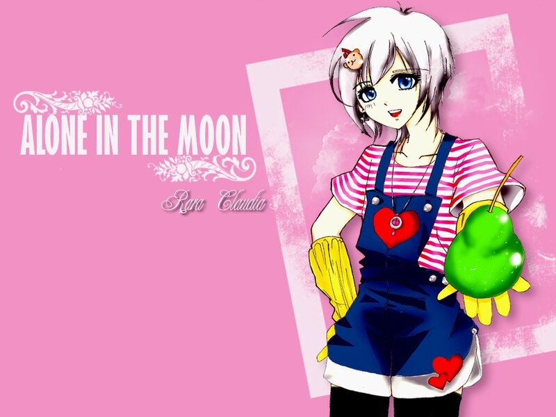 anime girl with green fruit